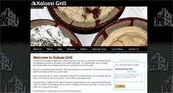 Desktop Screenshot of kolossigrill.com